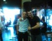 Miloš Brkić i ja u restoranu 